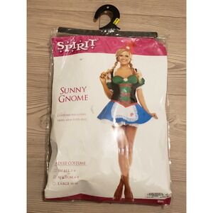 Spirit Sunny Gnome Costume - sexy, cosplay, Green, Blue, Red